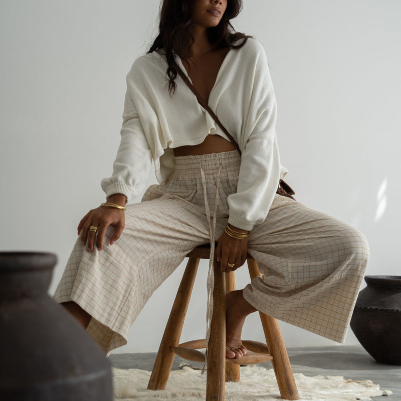 ATILLA - Ochre Check Cascade Pant