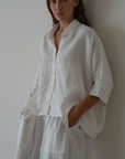 ELIZA - White Linen Shirt