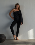 ZAZI - BLACK Asem Knit Top