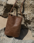 MINI BUCKET - Matte Caramel Tote