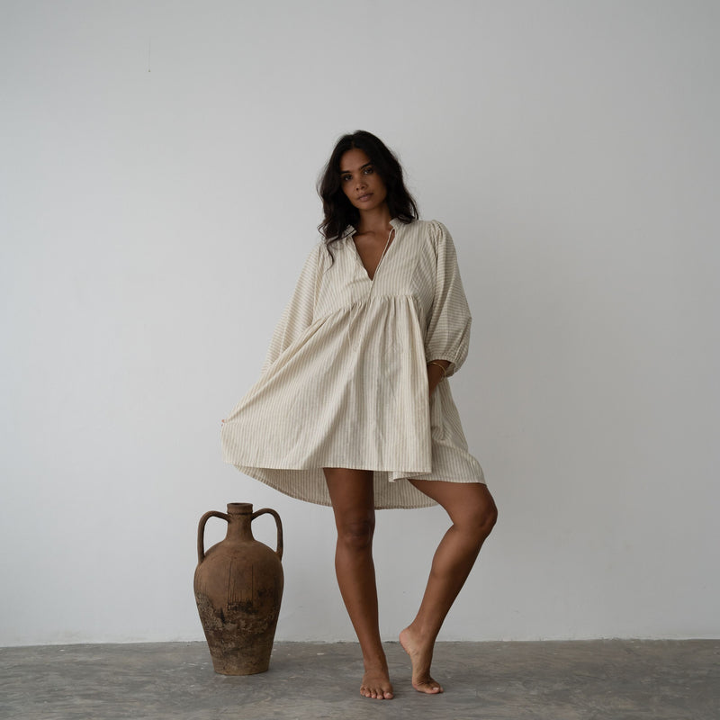 ALVA - Organic Stripe Dress