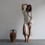 PETA - BLACK CHECK LONG Cape