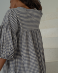 OTTALIE - Linen Gingham Dress