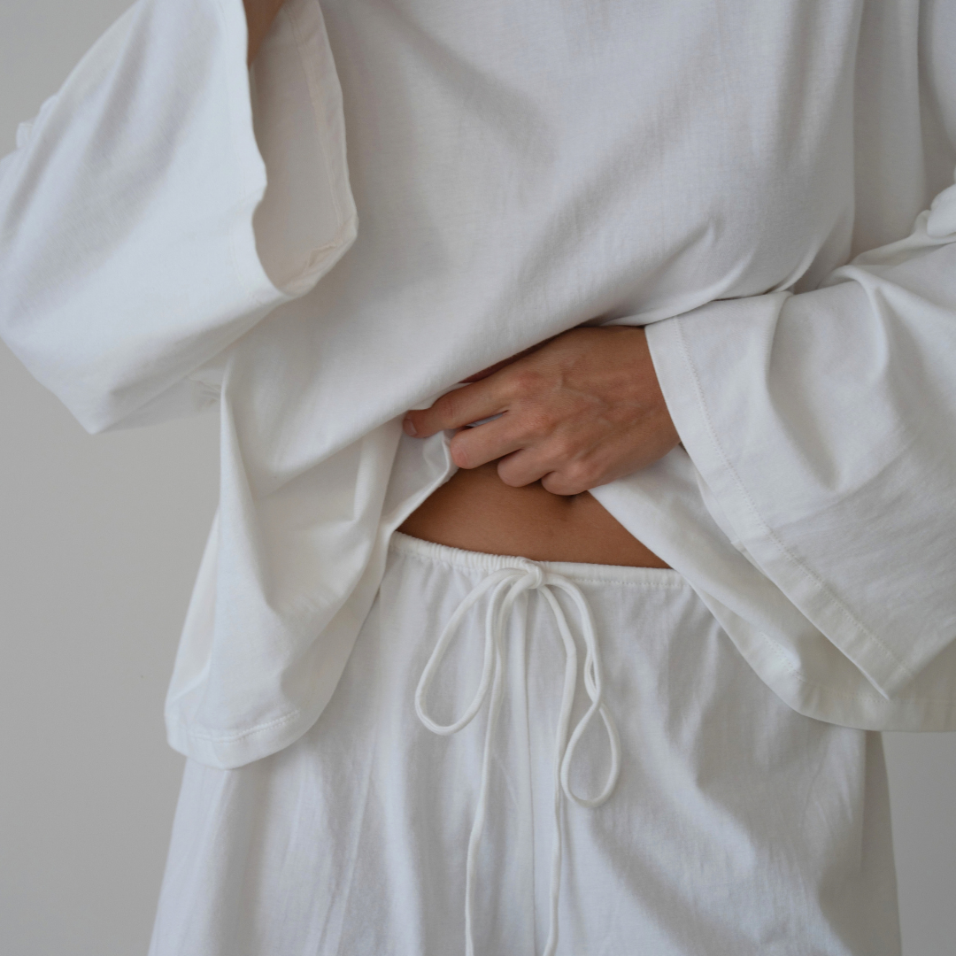 FRED - WHITE Jersey Short