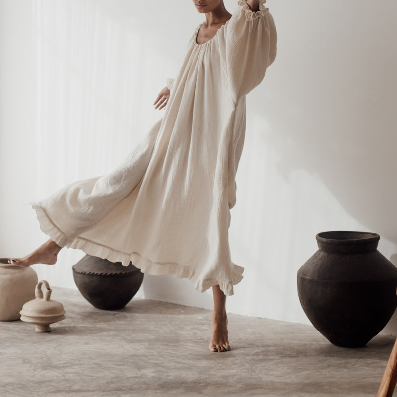 OPPI - OAT Smock Dress
