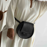 AYU - BLACK Leather Belt Bag