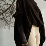 NIAMH - CHOCOLATE Oversized Knit Sweater