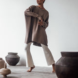 NIAMH - FAWN Oversized Knit Sweater