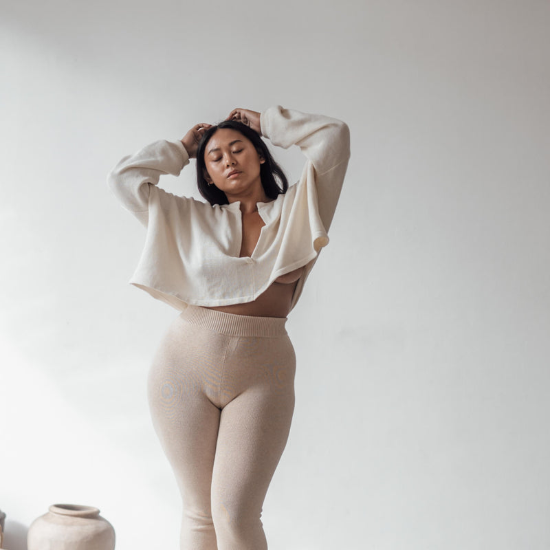 LOTTE - CREAM Knit Top