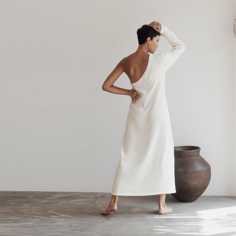 ODE - CREAM Knit Dress
