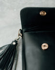 AGNES- BLACK Leather Pouch