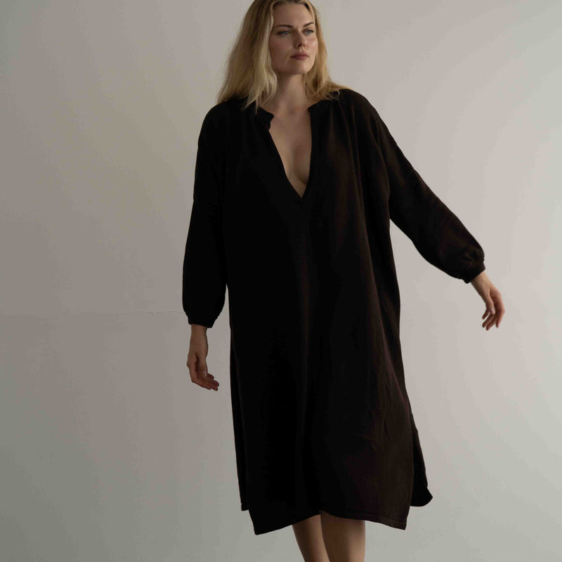 LOLA - CHOCOLATE Knit Dress