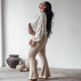 EMMETT - SAND Knit Flairs