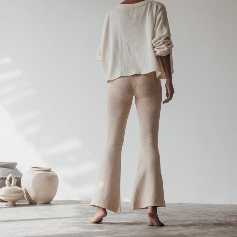 EMMETT - SAND Knit Flairs