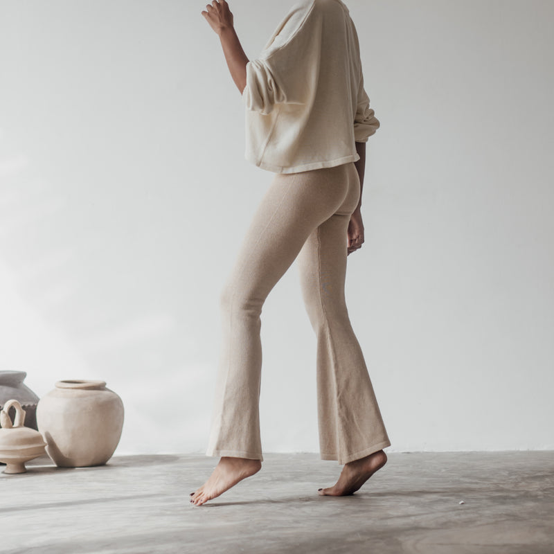 EMMETT - SAND Knit Flairs