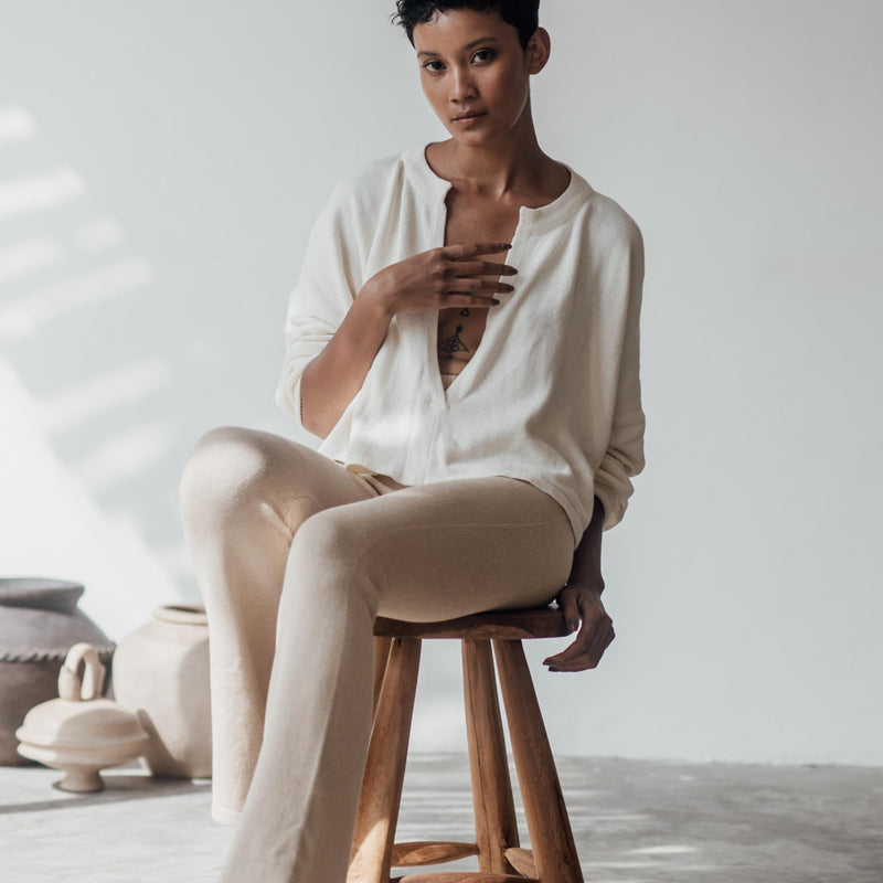 LOTTE - CREAM Knit Top