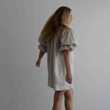 CHLOE - Double Puff Sleeve Dress
