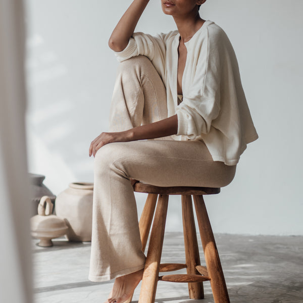 EMMETT - SAND Knit Flairs