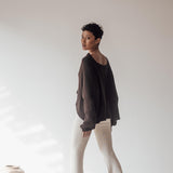 LOTTE - CHOCOLATE Knit Top
