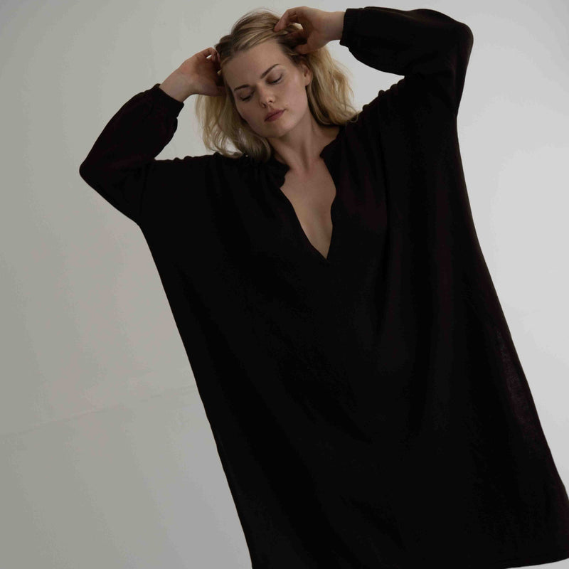 LOLA - CHOCOLATE Knit Dress