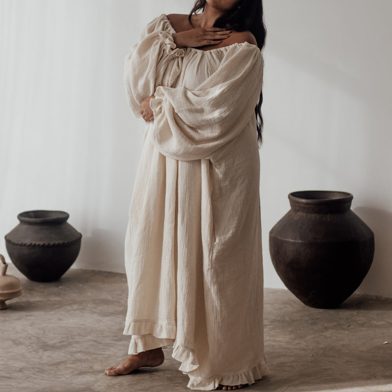 OPPI - OAT Smock Dress