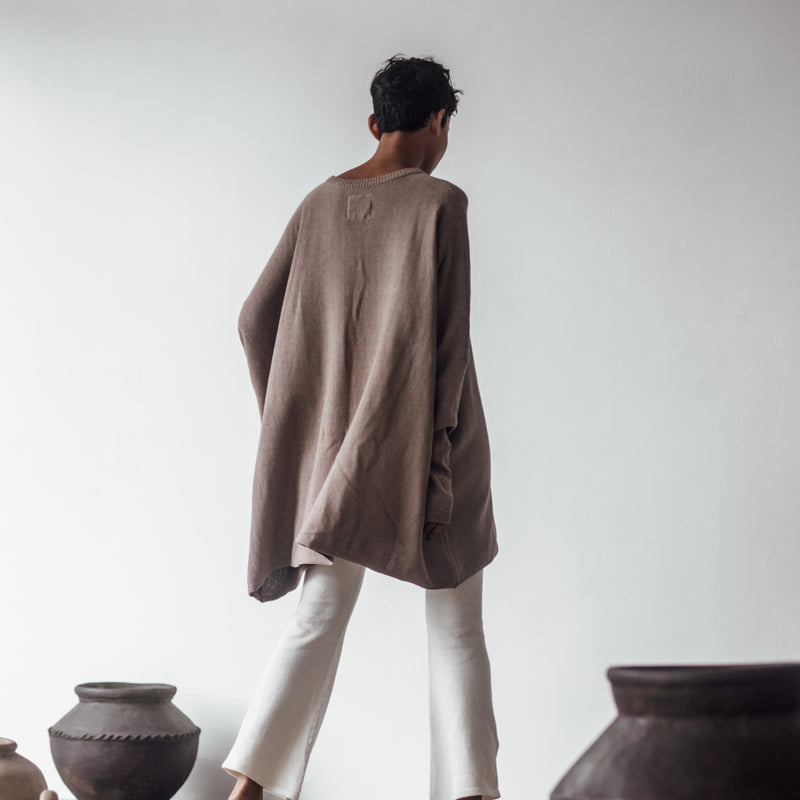NIAMH - FAWN Oversized Knit Sweater