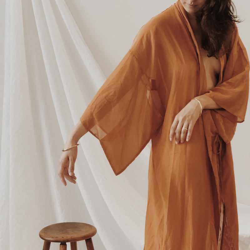 ISLA - Silk Cotton Kimono