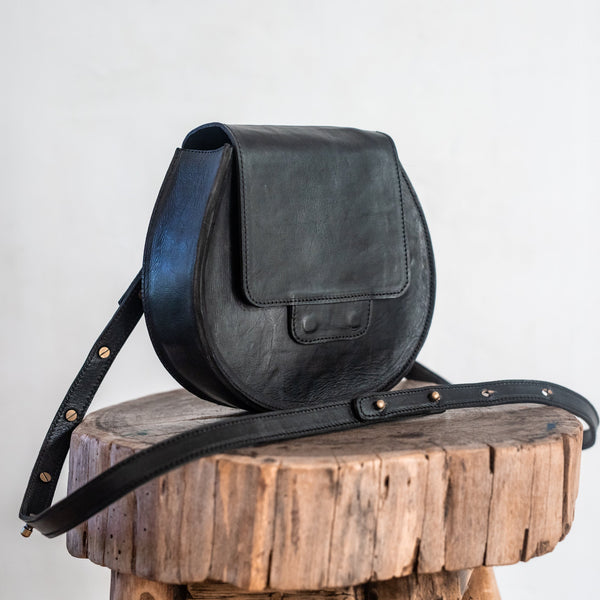AYU - BLACK Leather Belt Bag