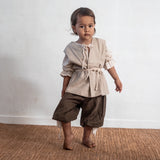 MINI NUNU - Shirt, Pant & Vest Set