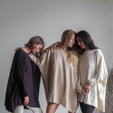 NIAMH - SAND Oversized Knit Sweater